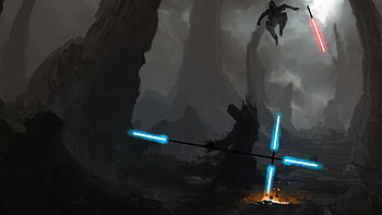 star-wars-lightsaber-battle-artistic----2313.jpg (1920Ã1080) | HD wallpaper